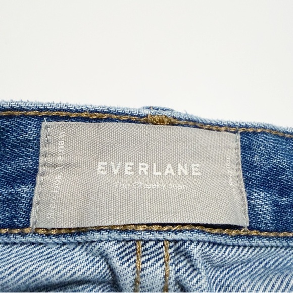 Everlane Buttonfly Cheeky Jeans Light Wash - Picture 8 of 11